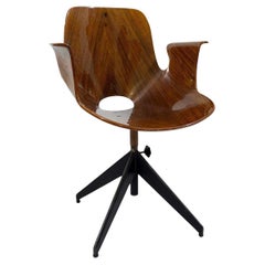 "Medea" Desk Chair by Vittorio Nobili for Fratelli Tagliablue, Italy, 1950s