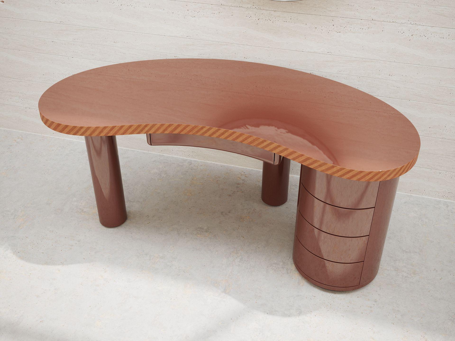 Contemporary MEDEA Desk in glossy finish For Sale