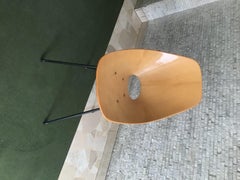 Medea Fratelli Nobili Stuhl aus Holz, Messing und Eisen, 1955, Italien