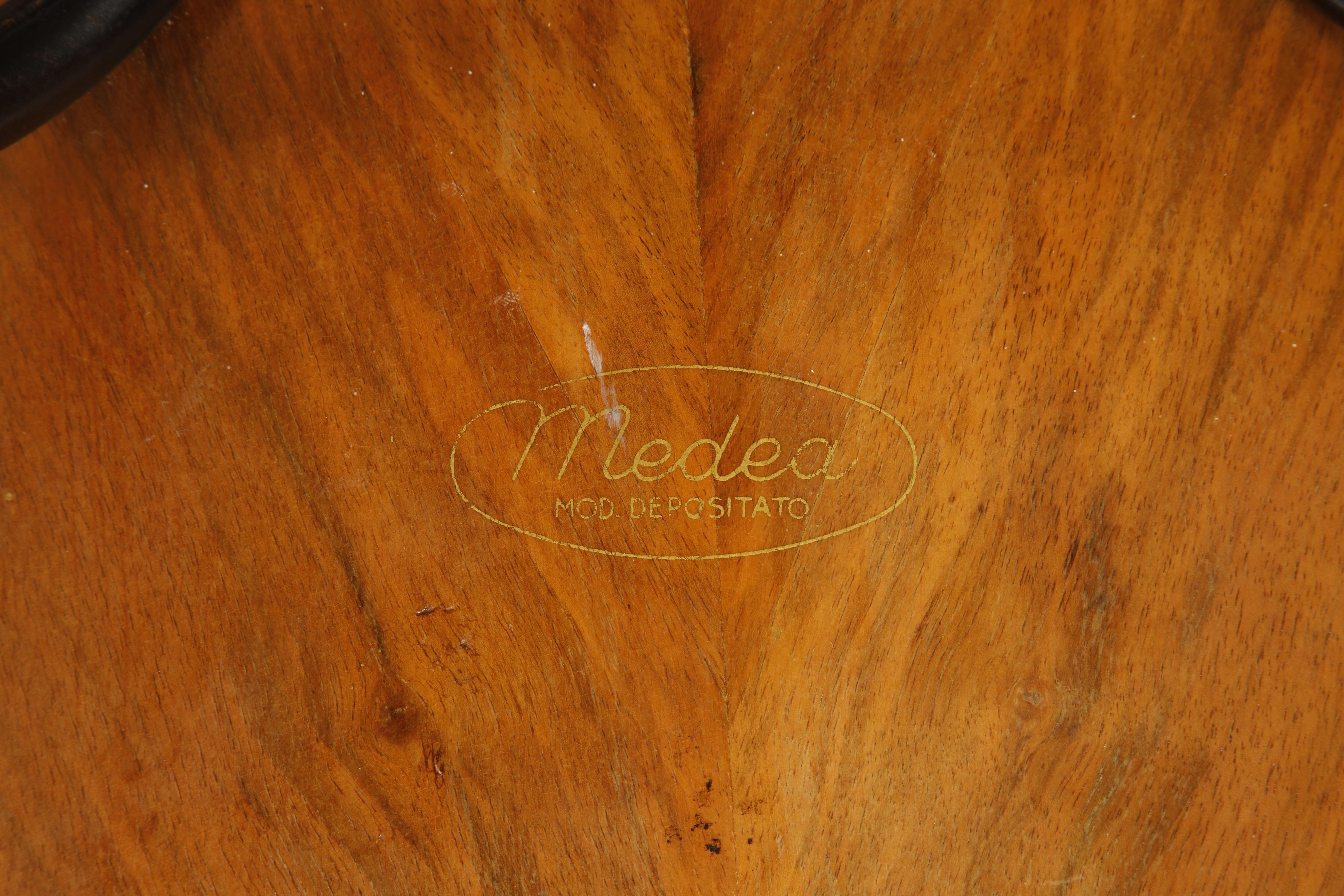 'Medea' Model 102 Bentwood Armchair by Vittorio Nobili, c 1955 Italy, Signed For Sale 12