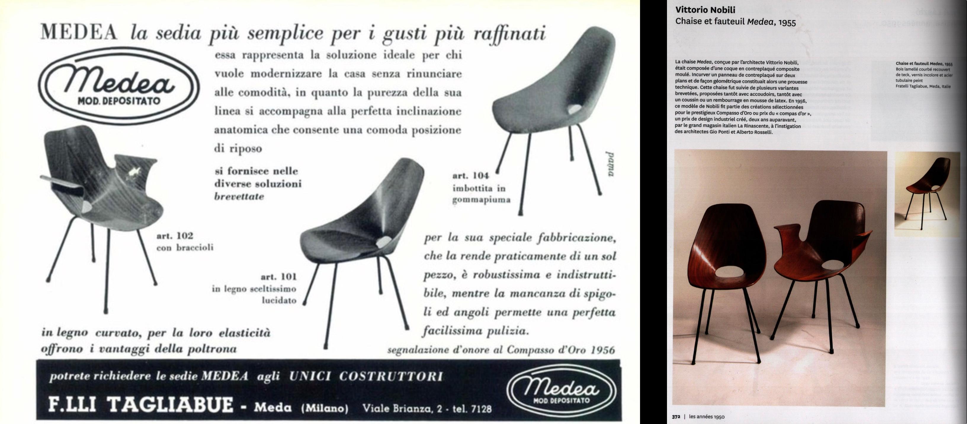 'Medea' Model 102 Bentwood Armchair by Vittorio Nobili, c 1955 Italy, Signed For Sale 13