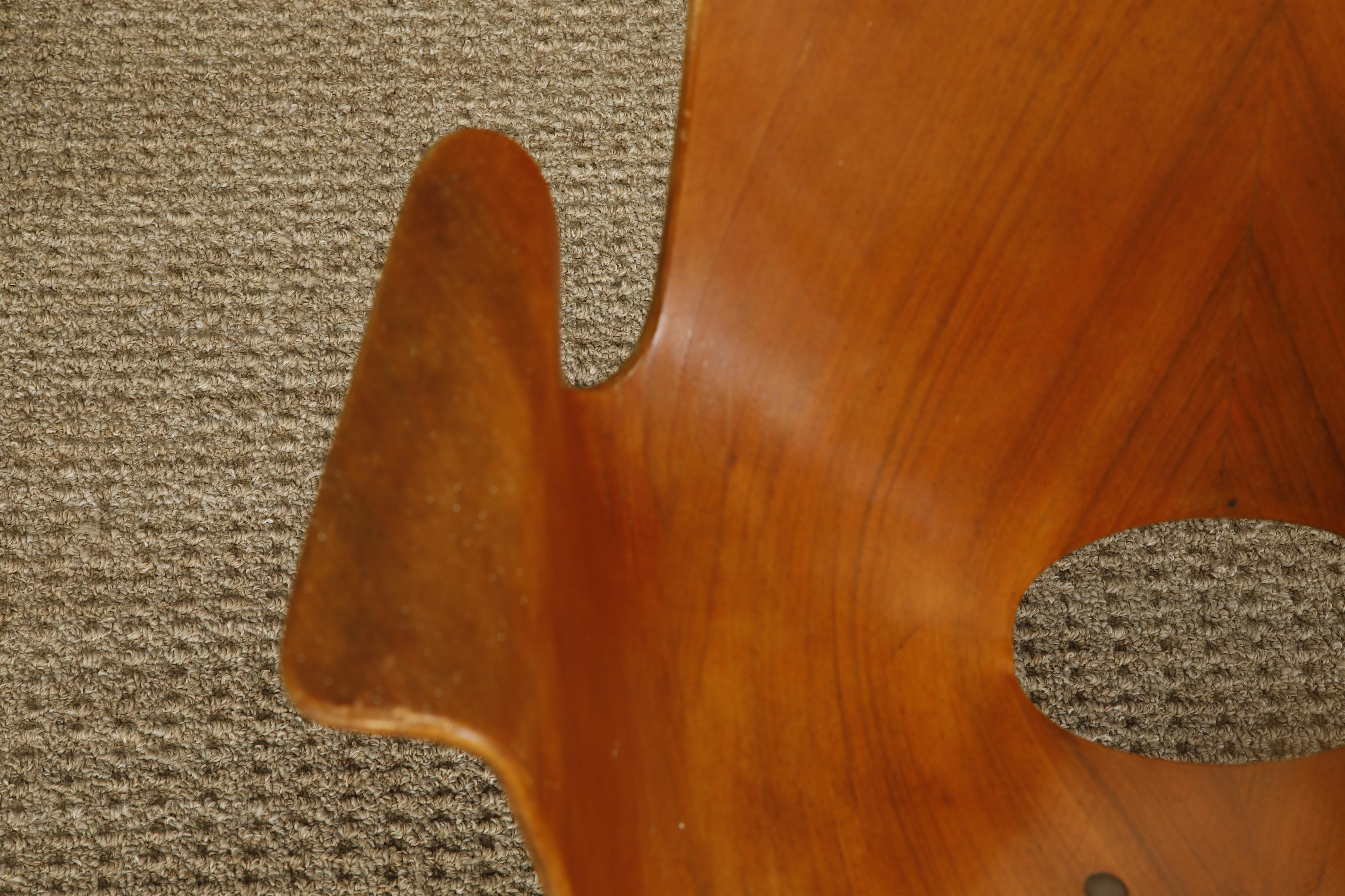 Wood 'Medea' Model 102 Bentwood Armchair by Vittorio Nobili, c 1955 Italy, Signed For Sale