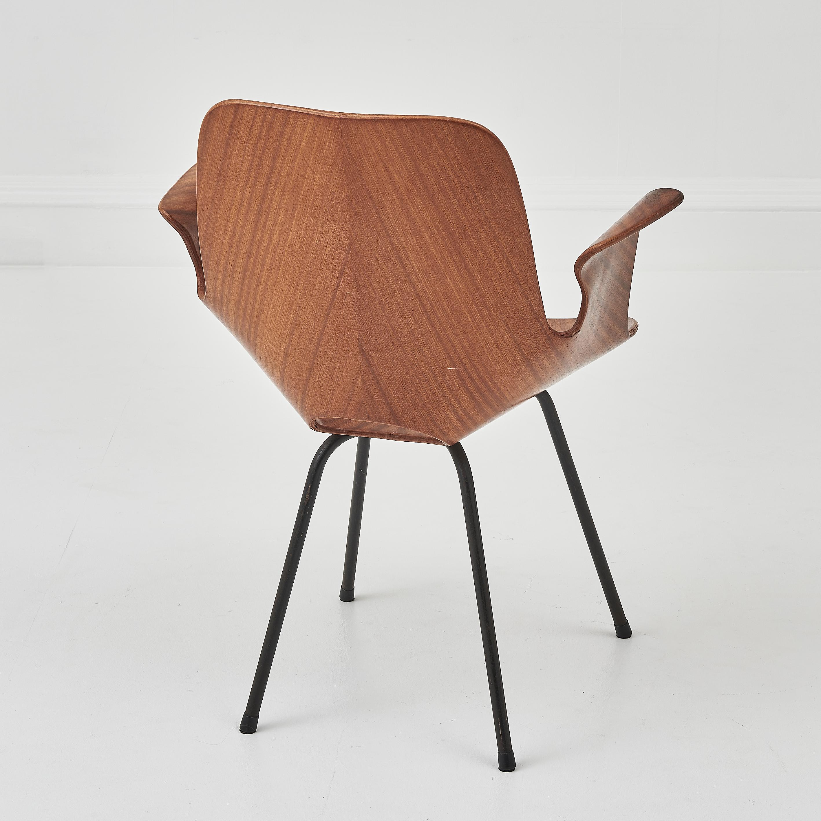 Mid-Century moderno Sedie 'Medea' N102 Di Vittorio Nobili in vendita