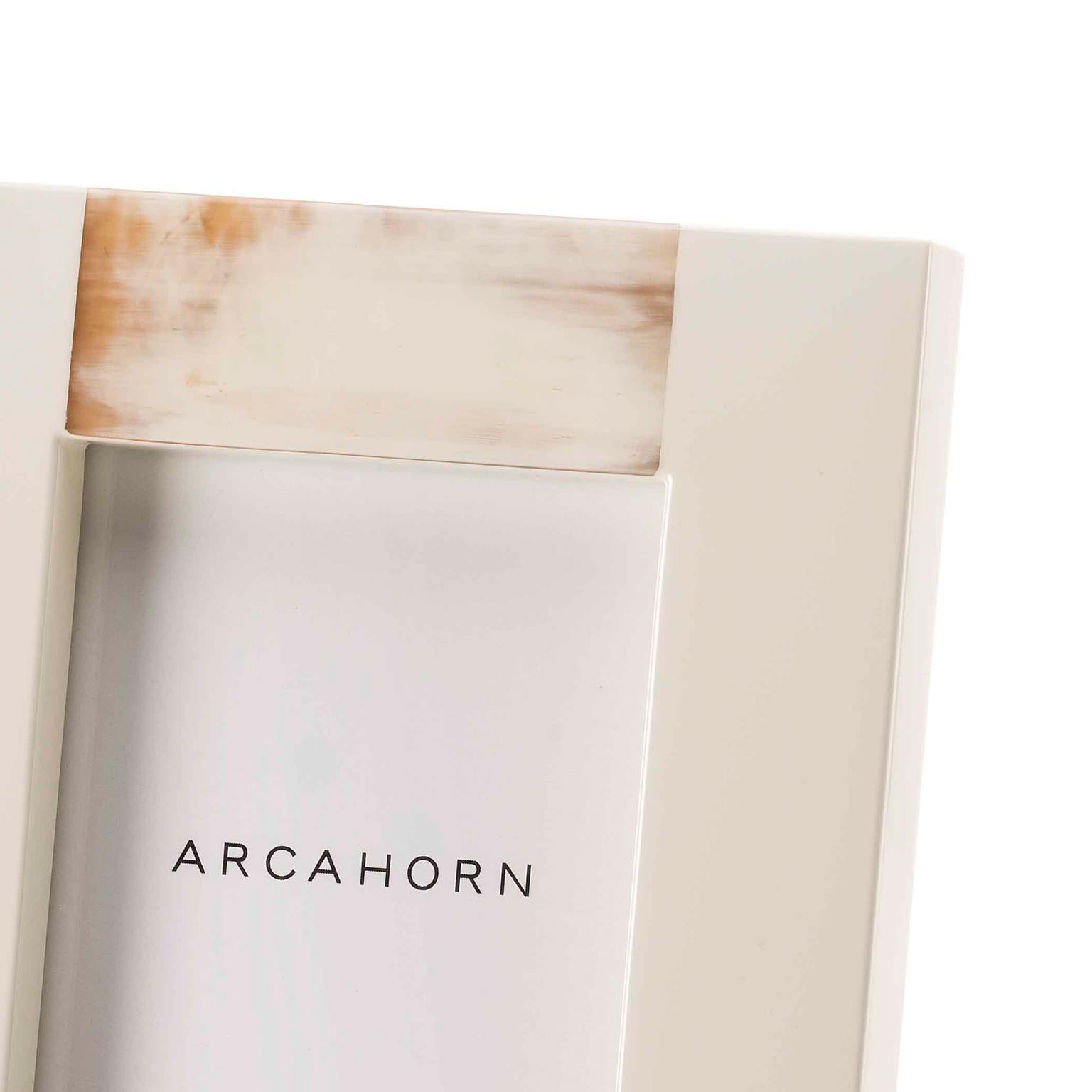 Cadre Medea en Wood laqué avec incrustations de Corno Italiano, Mod. 5314c Neuf - En vente à Recanati, Macerata