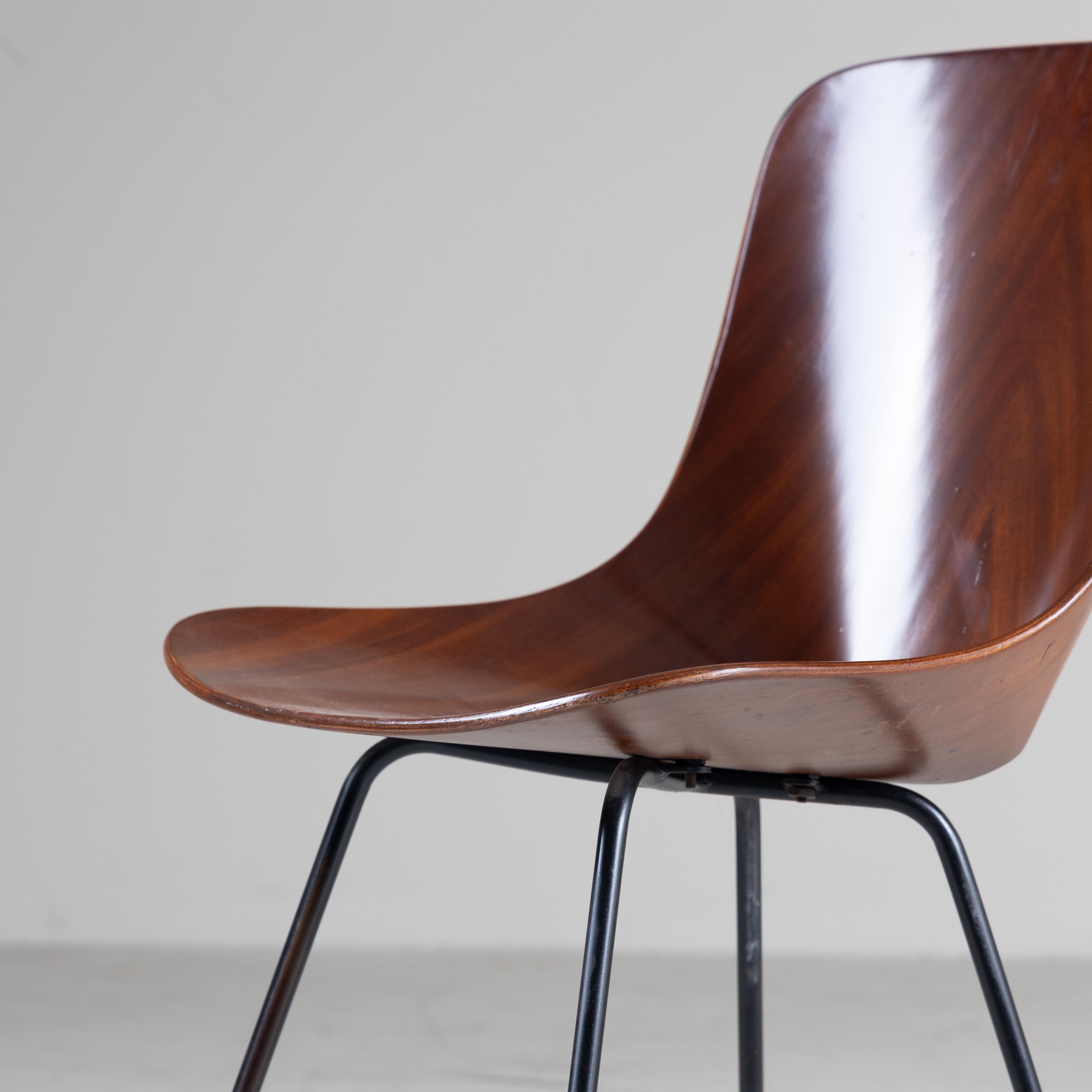 Sillas Medea Vittorio Nobili 1955, juego de 5 en venta 6