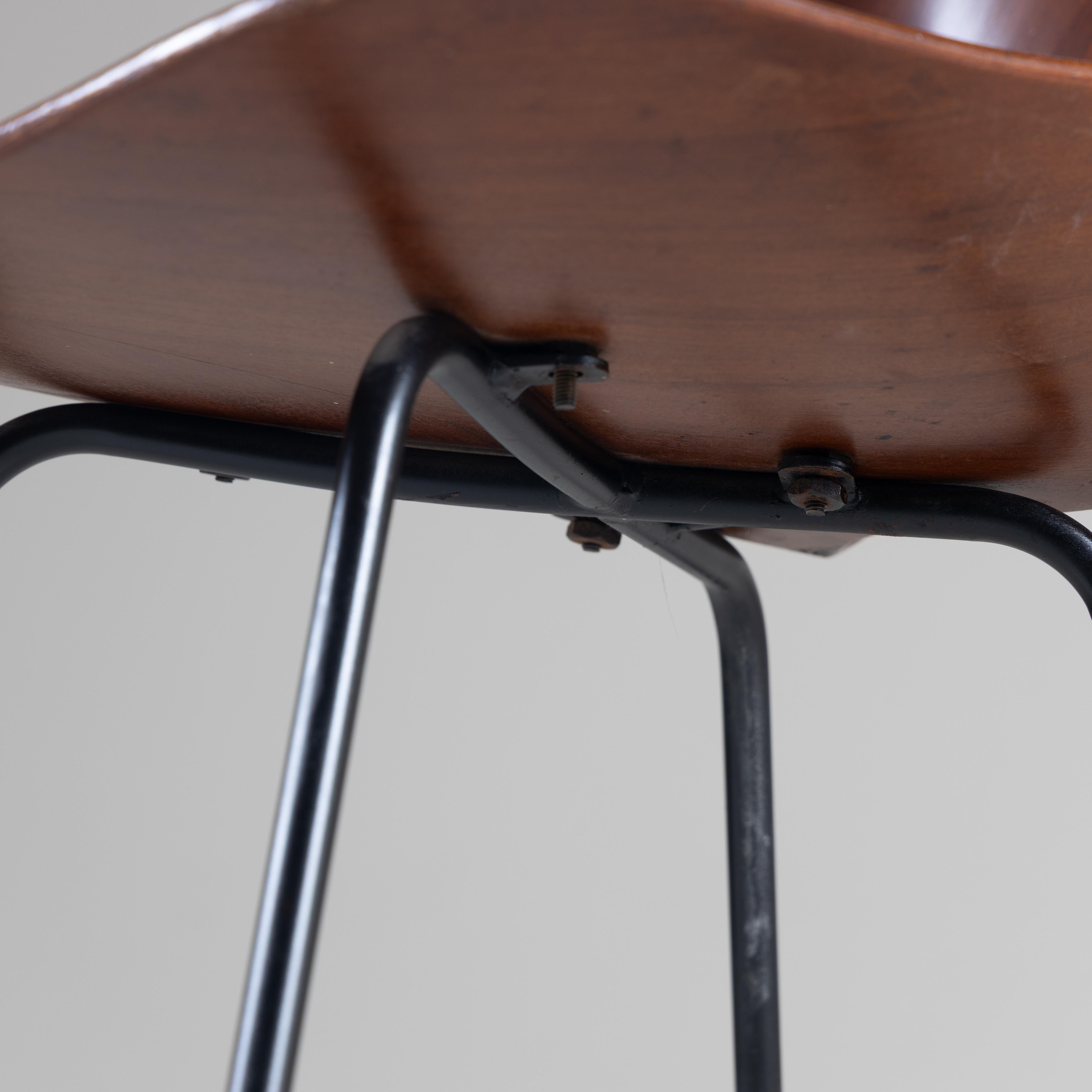 Sillas Medea Vittorio Nobili 1955, juego de 5 en venta 7