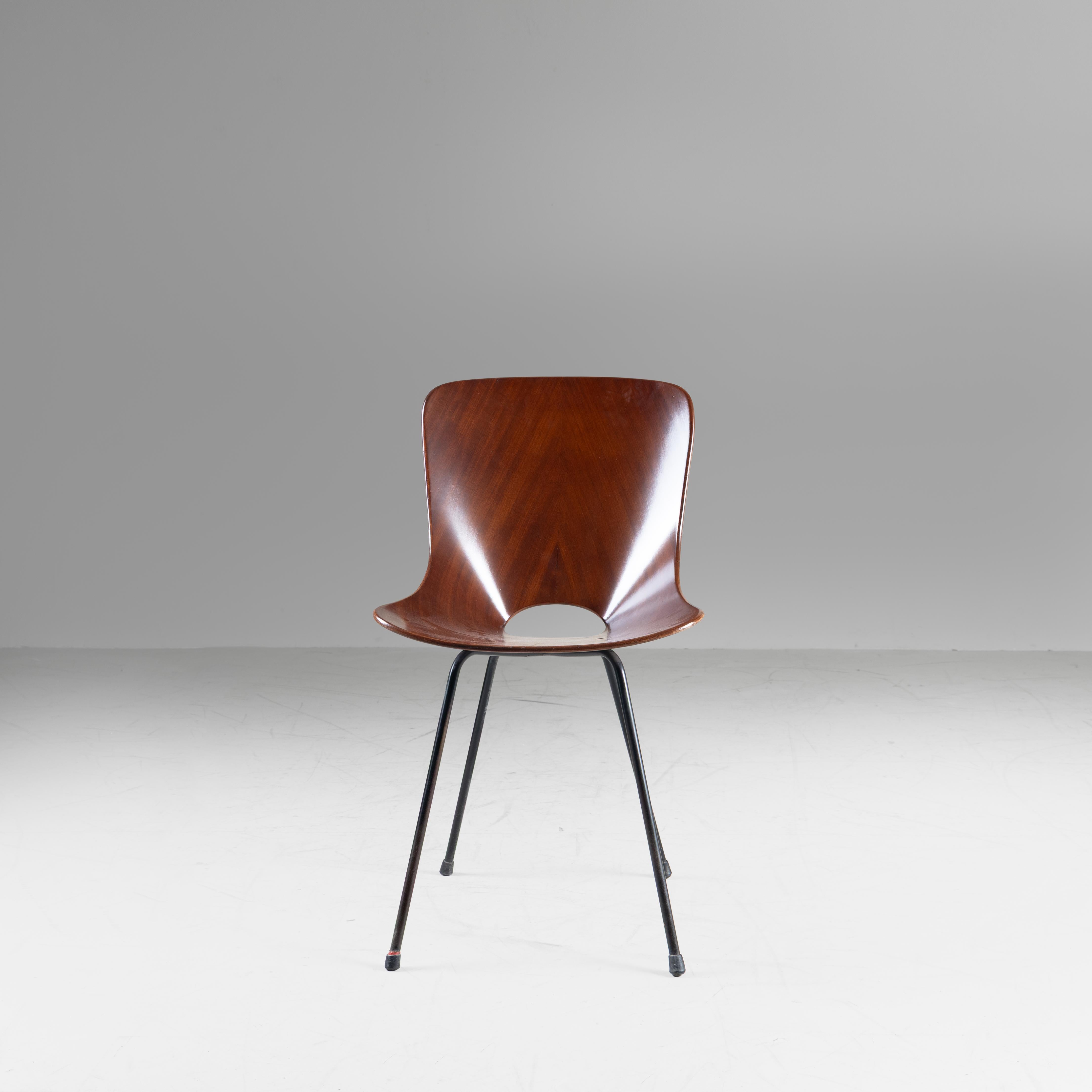 Sillas Medea Vittorio Nobili 1955, juego de 5 Madera en venta