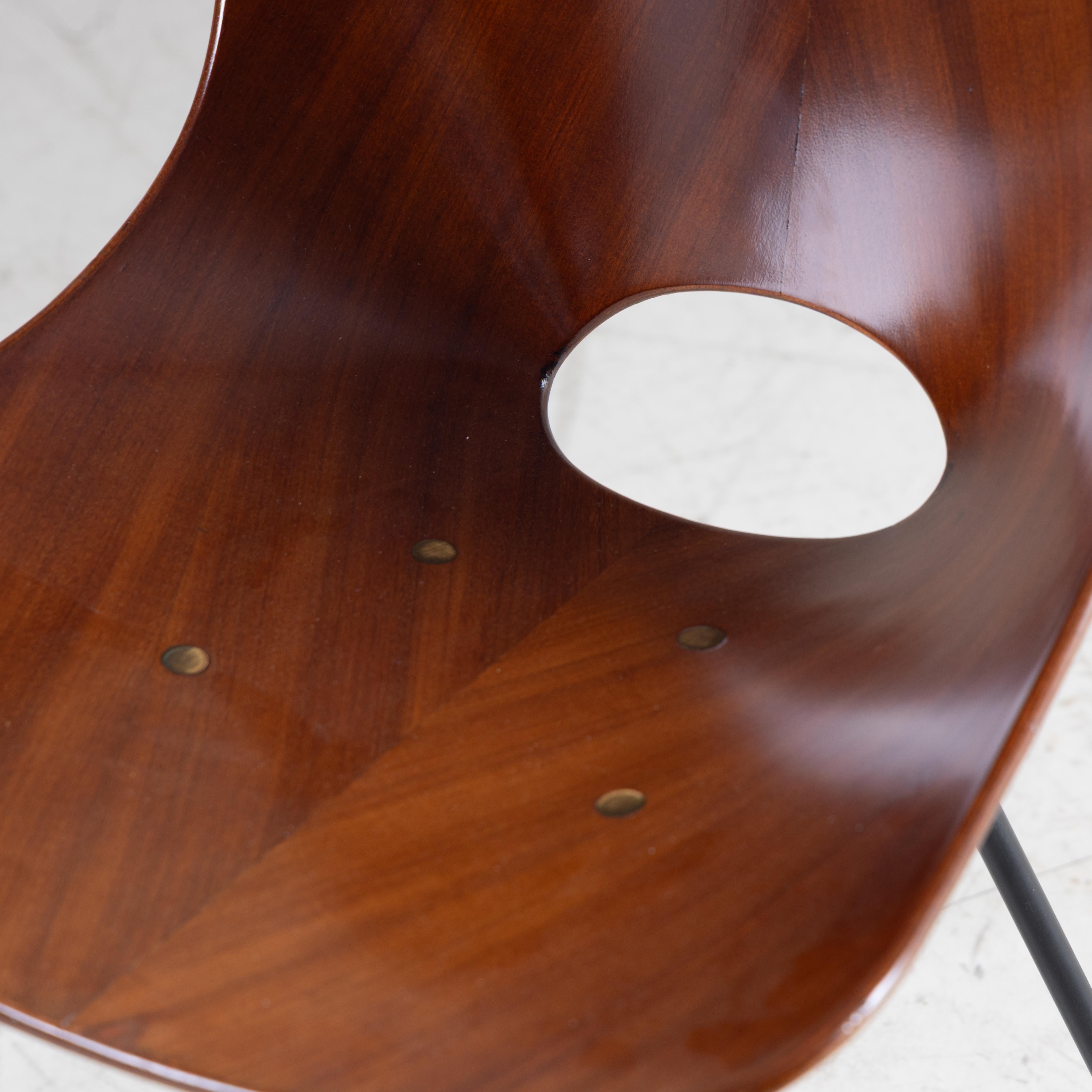 Sillas Medea Vittorio Nobili 1955, juego de 5 en venta 3