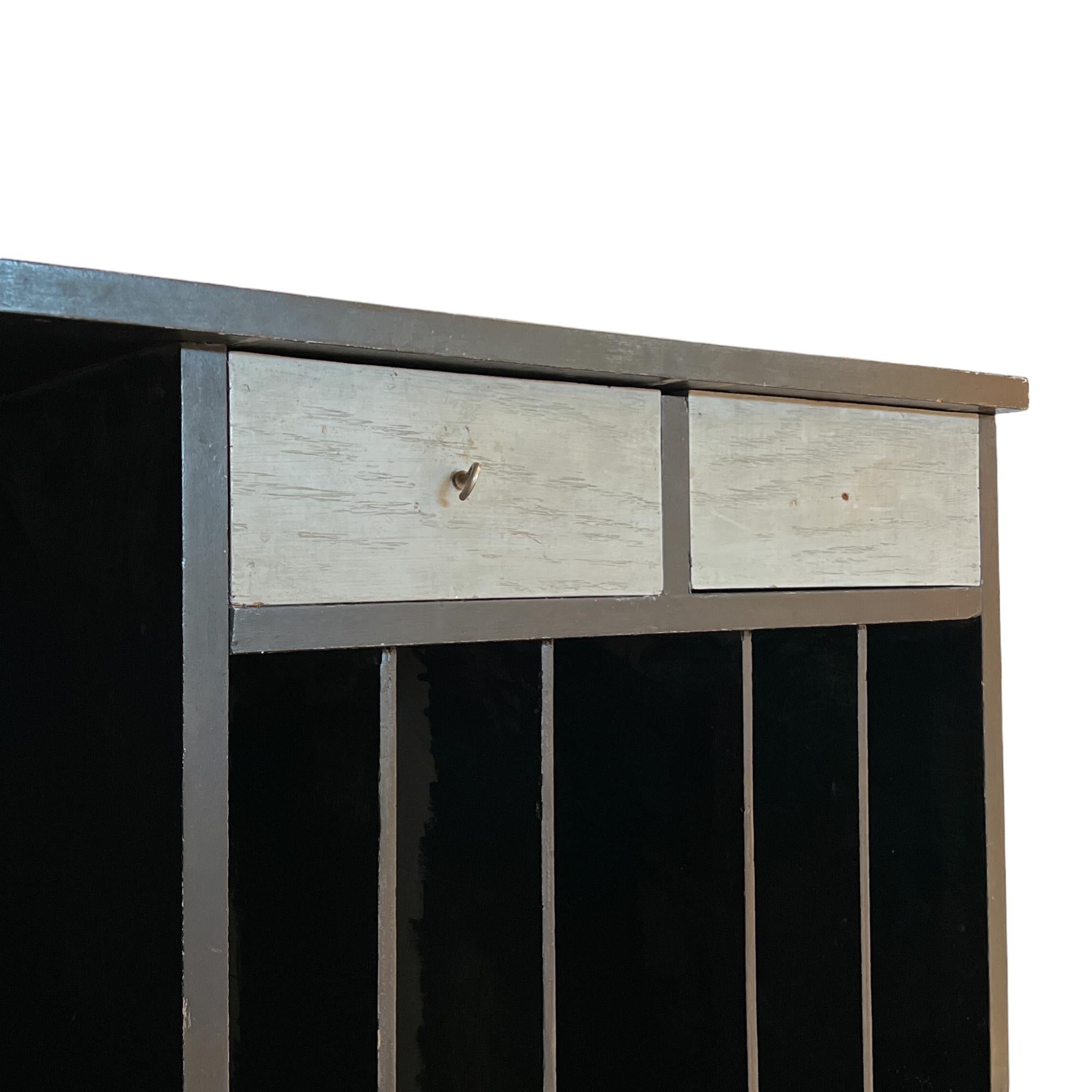 Mobile multimediale in compensato dipinto di Jan Cornelius Rietveld, 1956 in vendita 5