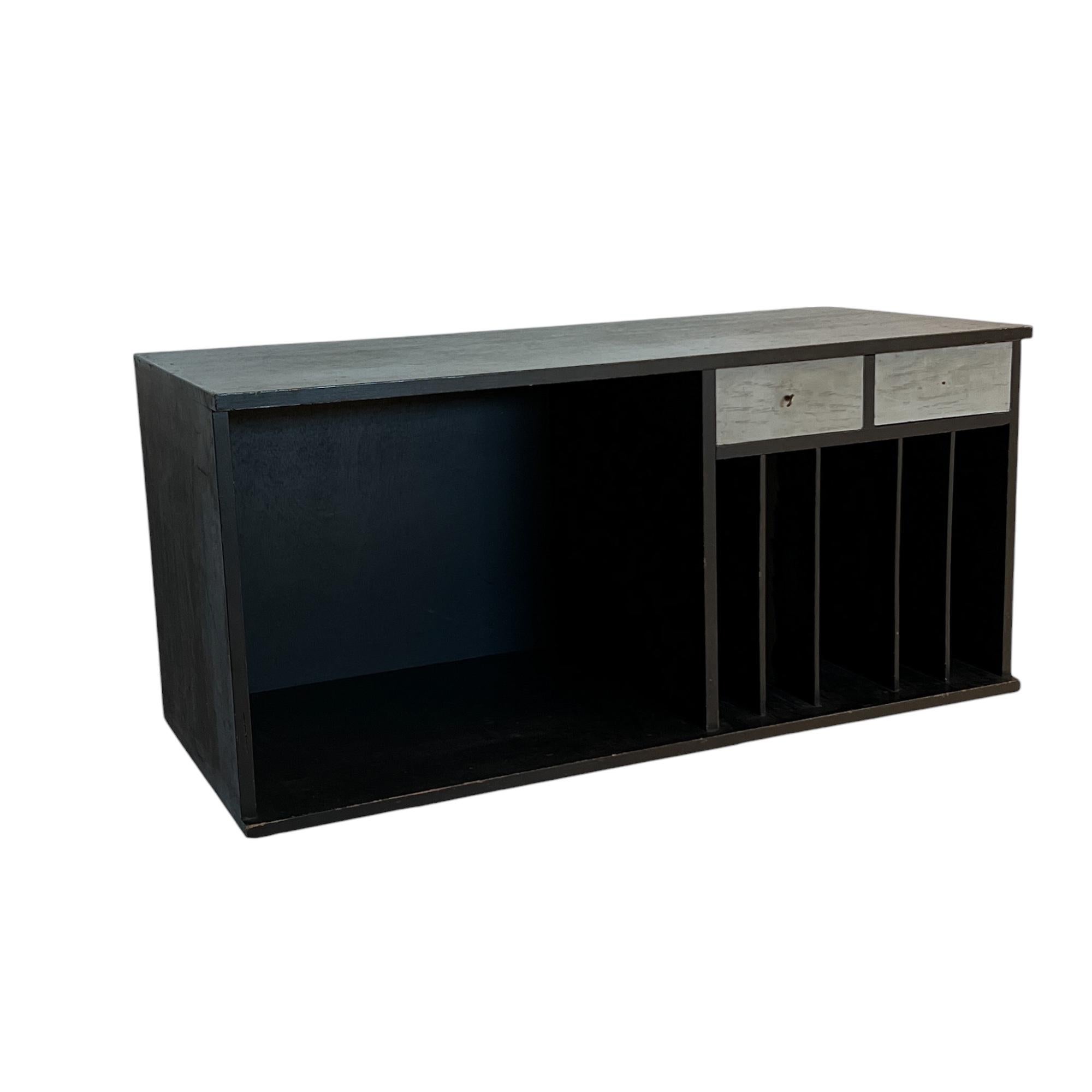 Compensato Mobile multimediale in compensato dipinto di Jan Cornelius Rietveld, 1956 in vendita