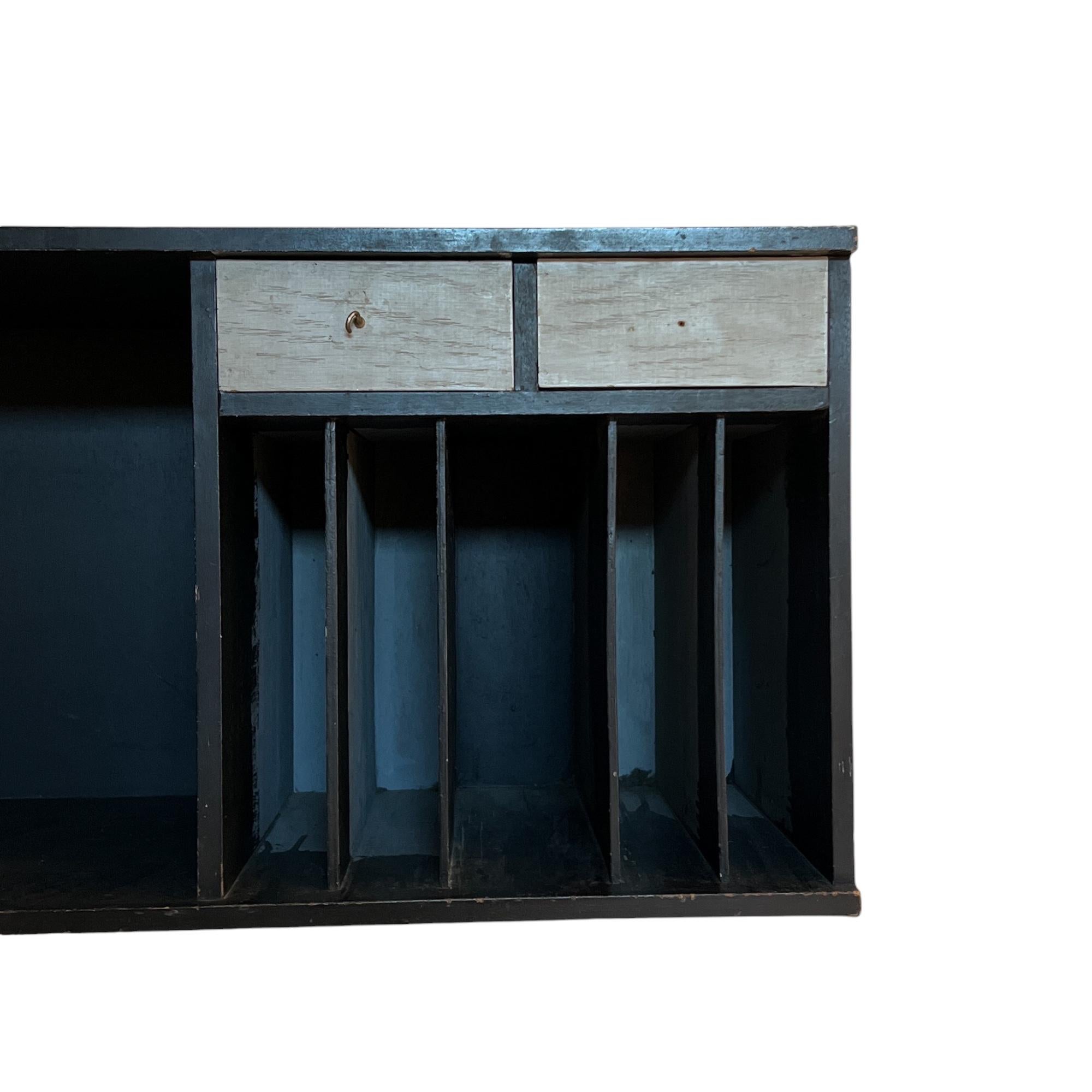 Mobile multimediale in compensato dipinto di Jan Cornelius Rietveld, 1956 in vendita 2
