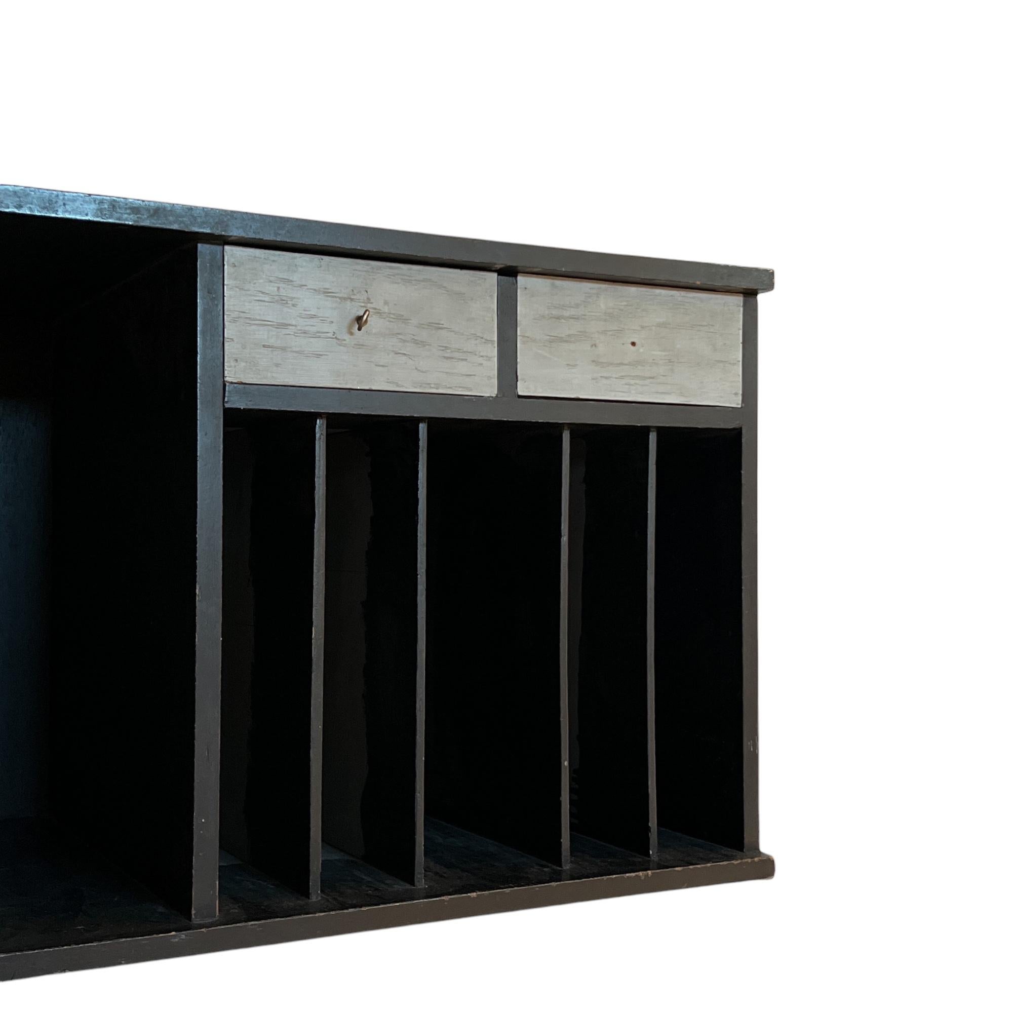 Mobile multimediale in compensato dipinto di Jan Cornelius Rietveld, 1956 in vendita 3