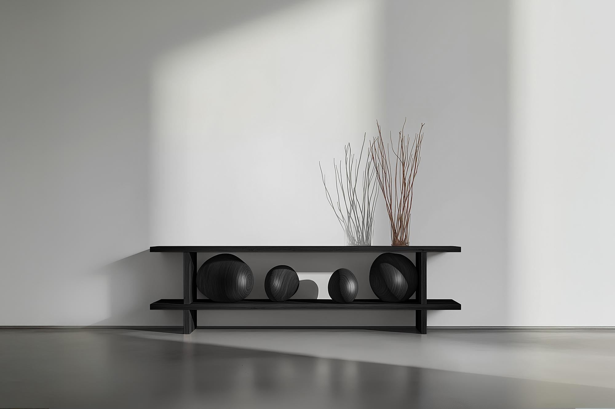 Medienkonsole Sereno No41, Minimalistische Möbel aus Massivholz von Joel Escalona im Zustand „Neu“ im Angebot in Ciudad de México, CDMX