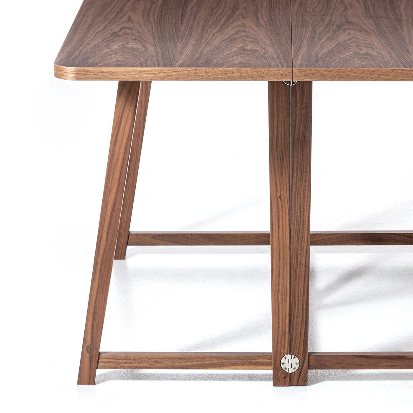 folding console dining table