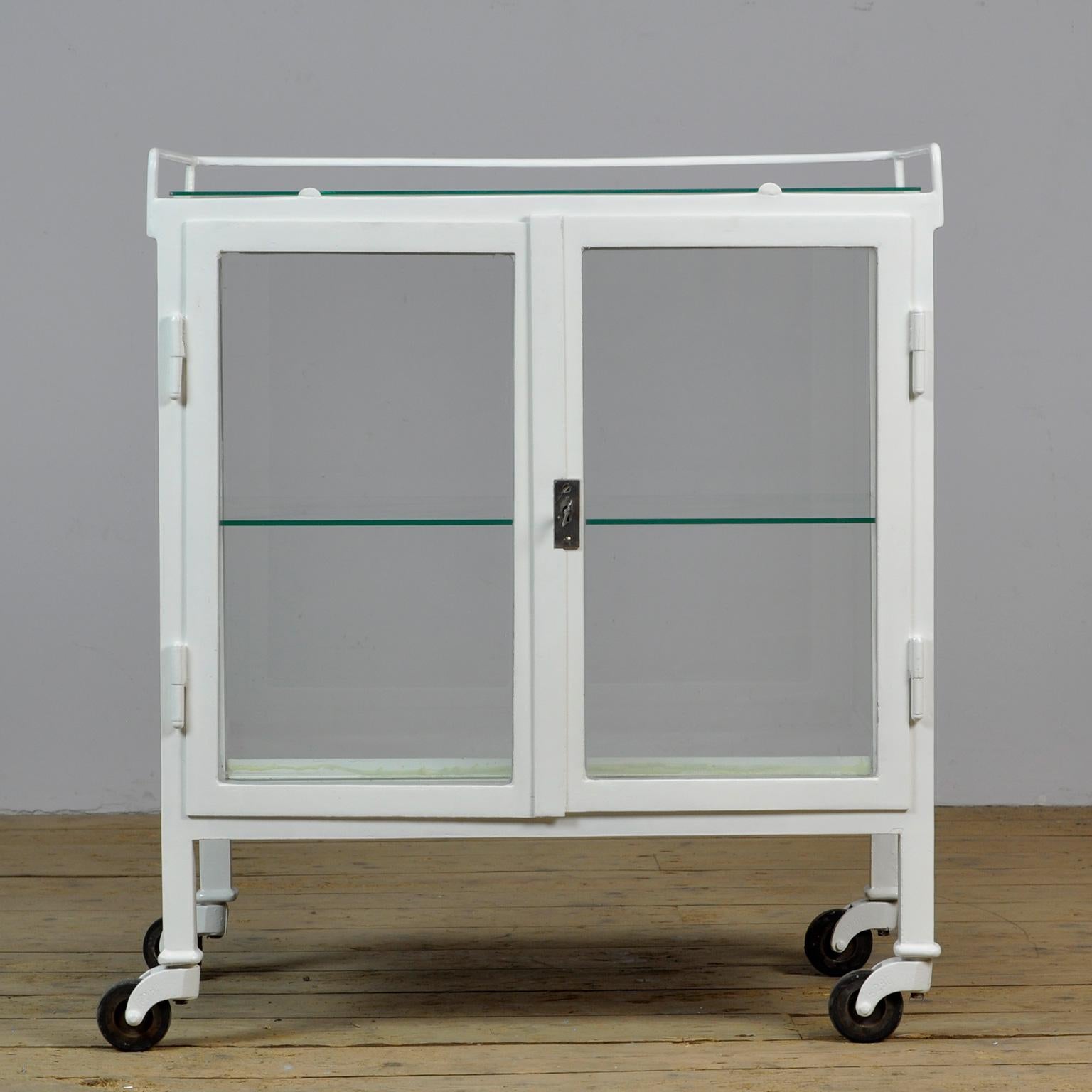 Industrial Medical Showcase / Trolley, 1930's For Sale
