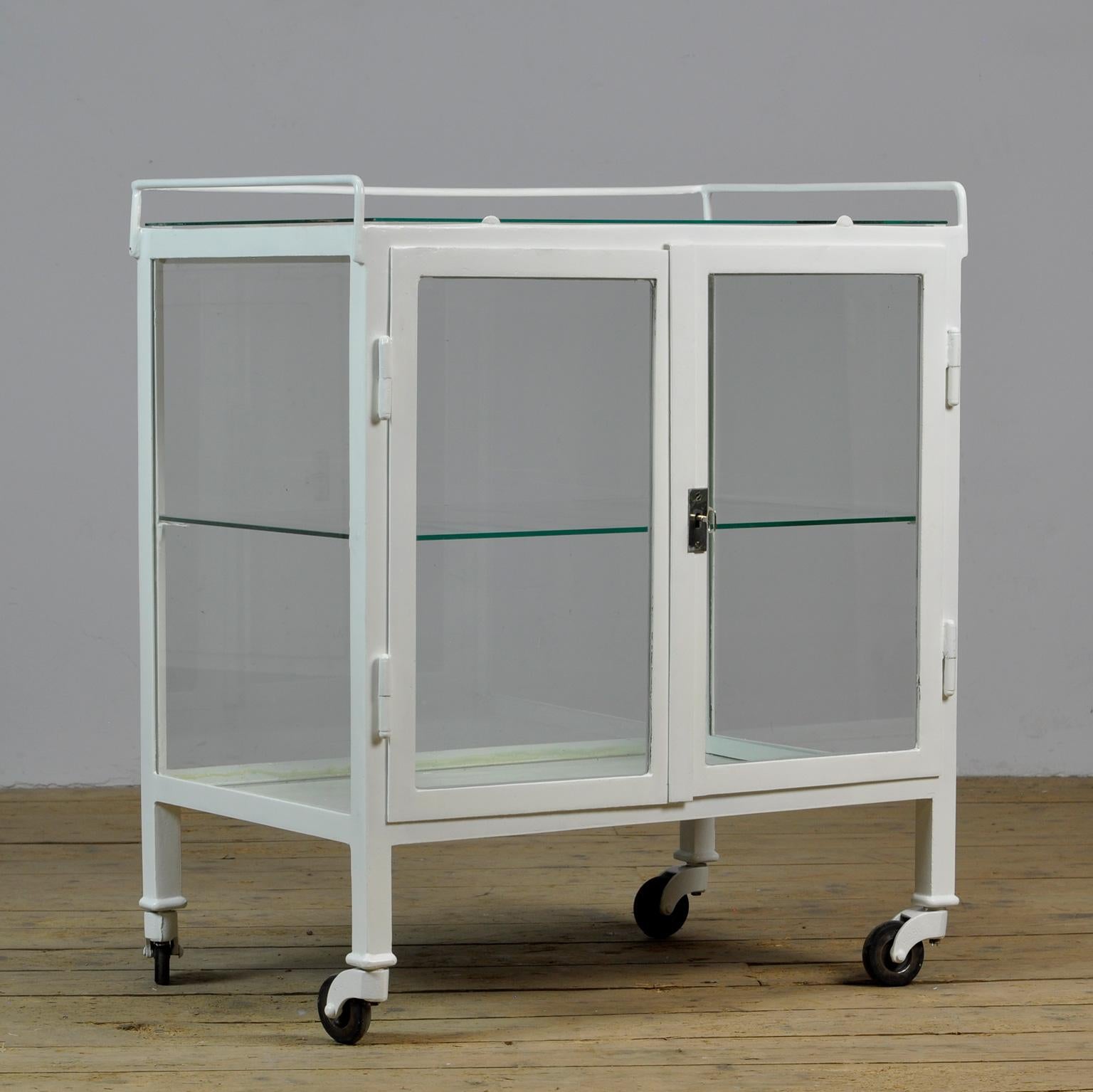 Mid-20th Century Medical Showcase / Trolley, 1930's For Sale