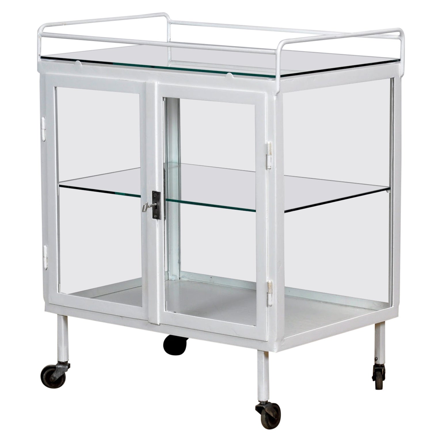 Medical Showcase / Trolley, 1940s For Sale