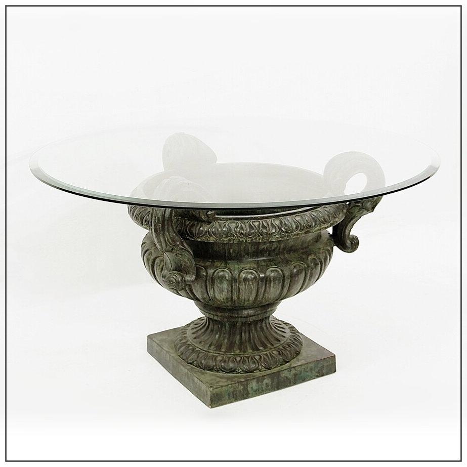 Console/table Medici en terre cuite. Italie - 1970 Ø 130cm en vente 4