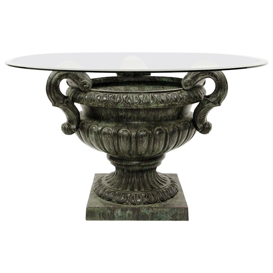 Medici-Konsole/Tisch aus Terrakotta. Italien - 1970er Jahre Ø 130cm im Angebot