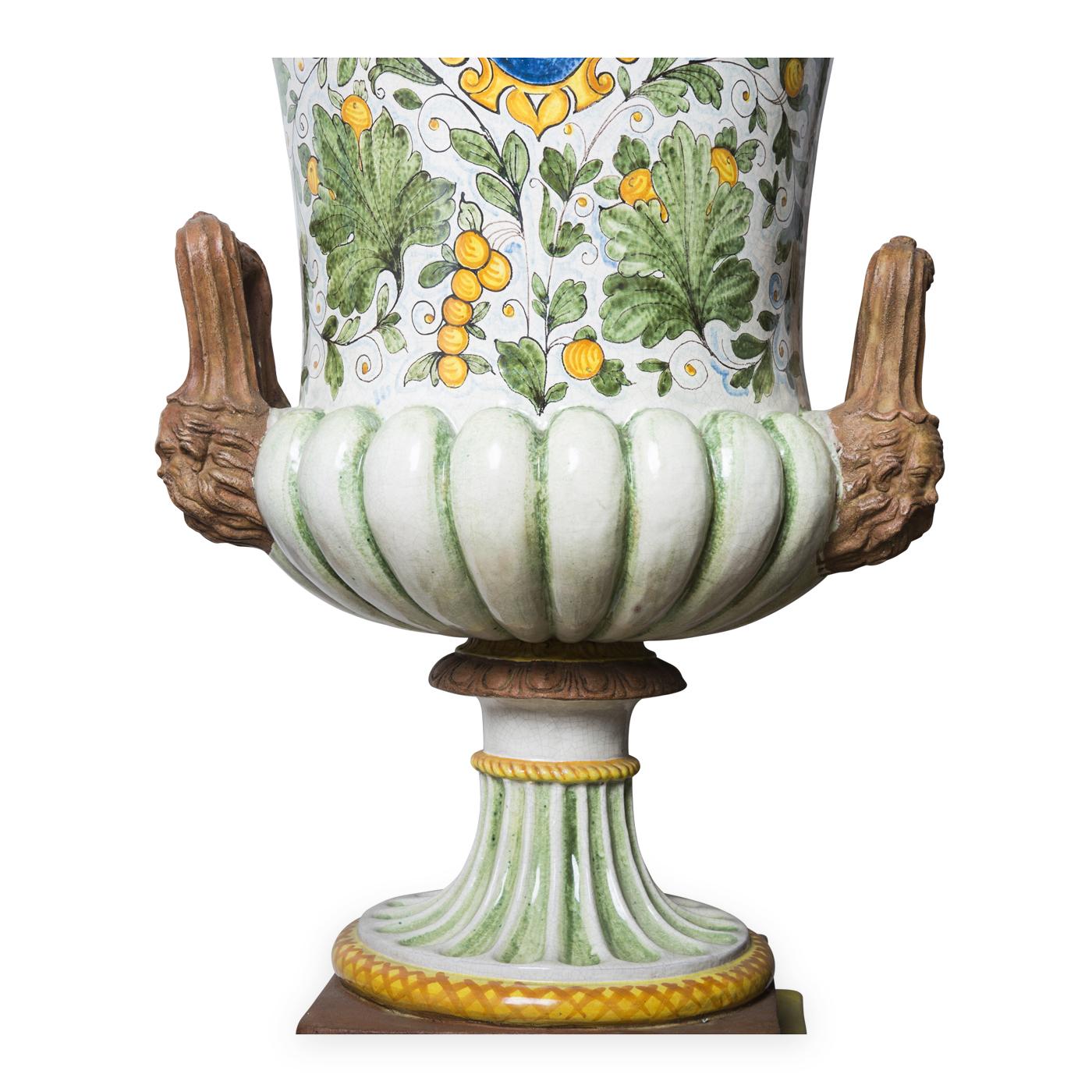 Modern Medici Large Ceramic Vase by Manetti e Masini