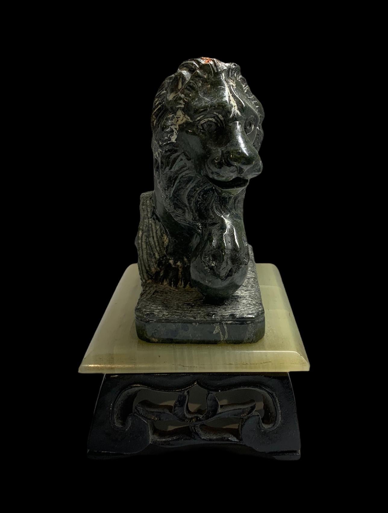 Medici Lion Stone Sculpture After the Antique Ones in Florence In Good Condition In Guaynabo, PR
