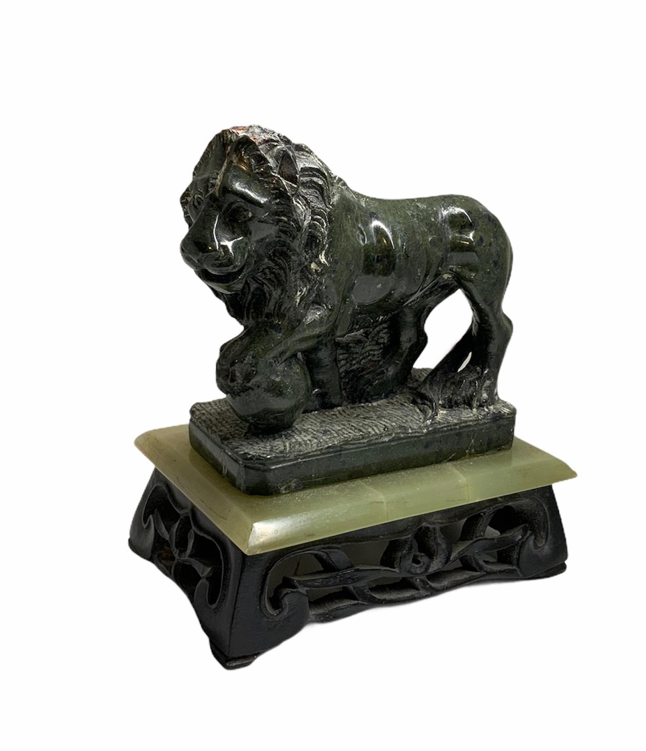 Medici Lion Stone Sculpture After the Antique Ones in Florence 1