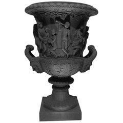 Medici Marble Vase Large Black, 20th Century