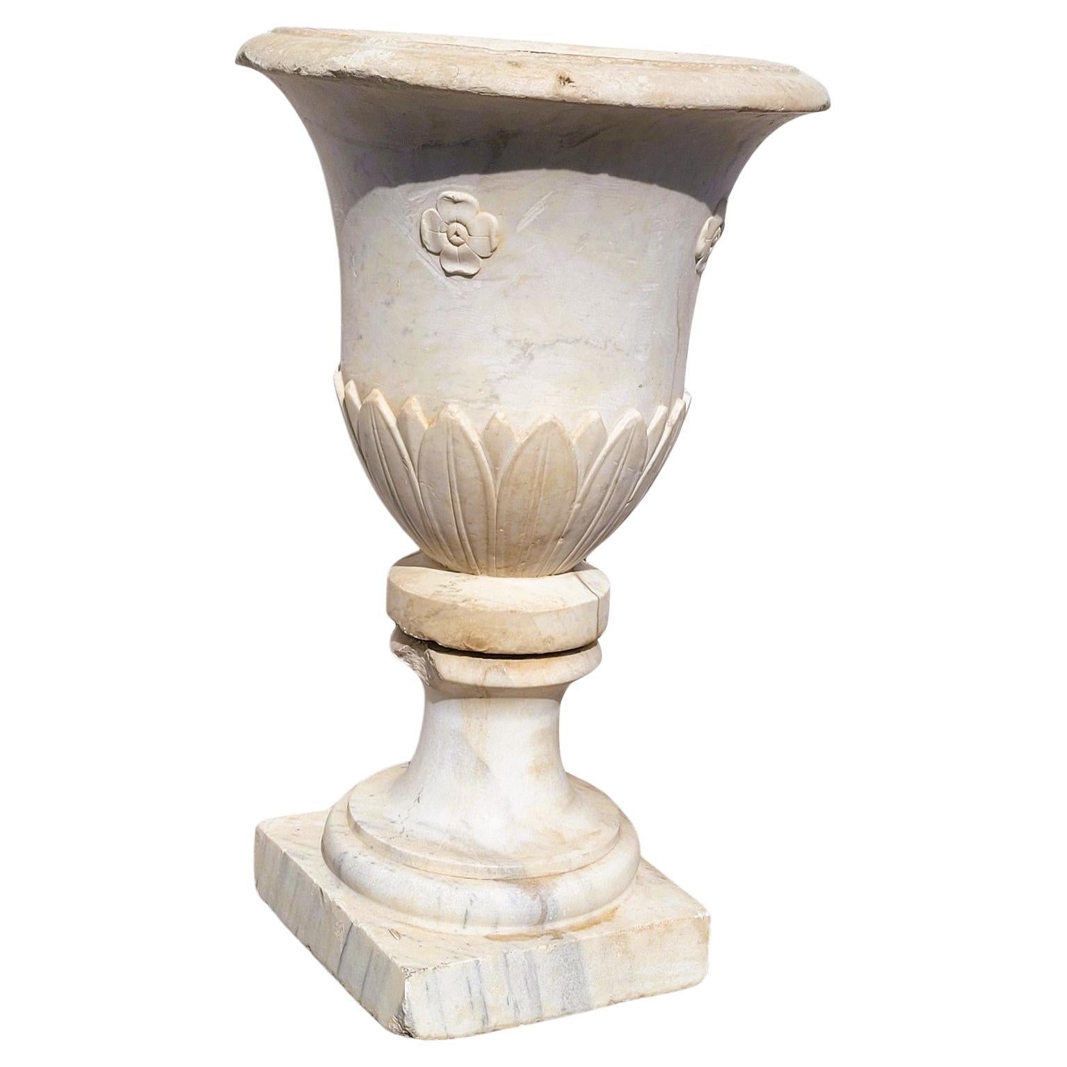 Vase « Medici » en marbre, fin du 19ème siècle