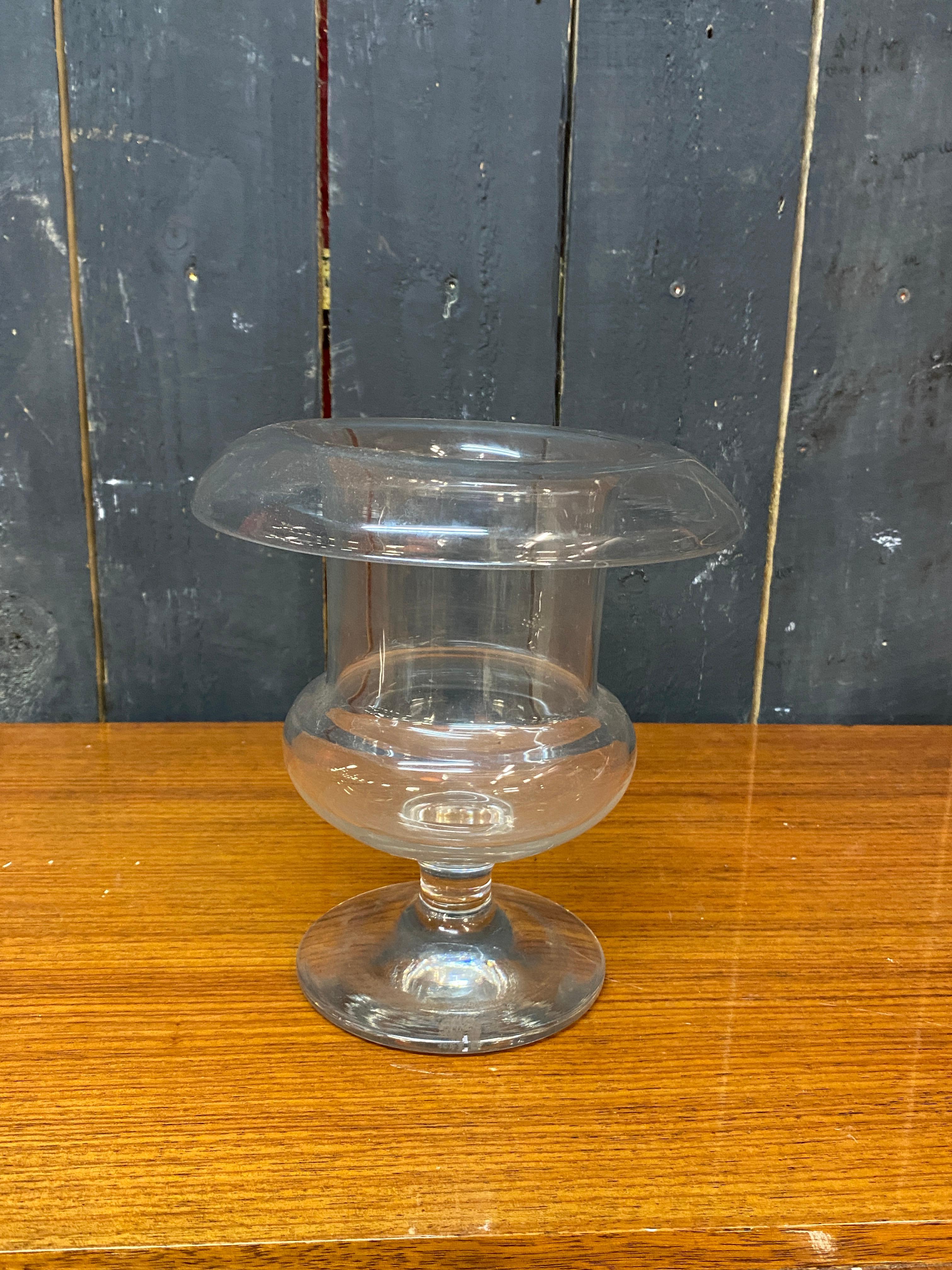 Neoclassico Vaso in vetro a forma di medico, circa 1950 in vendita