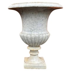 Medici-Style Large Marble Garden Urn