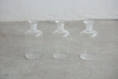 Medicine Bottle, Glass Container, Japanese antique