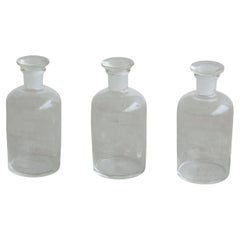 Medicine Bottle, Glass Container, Japanese Antique