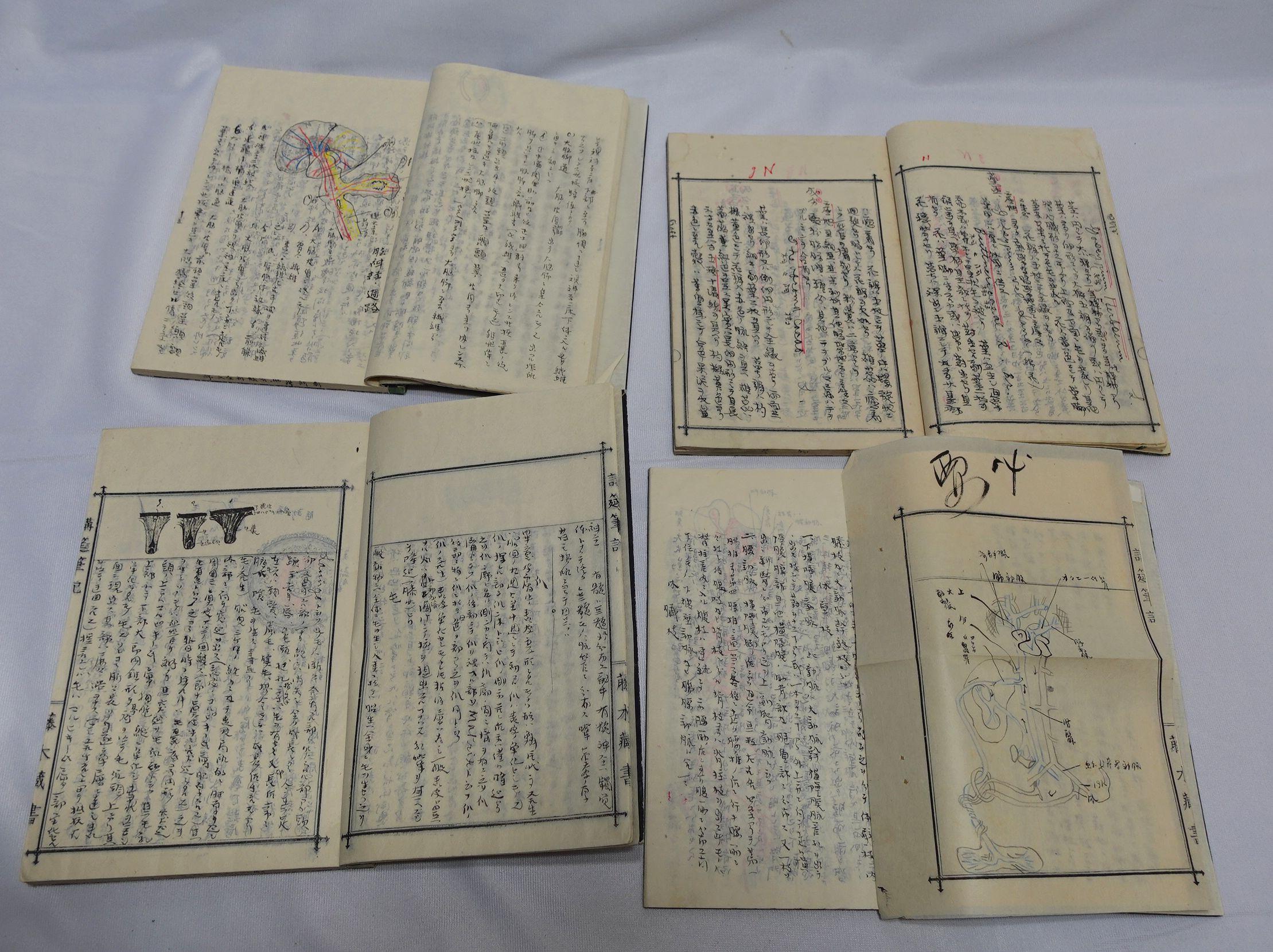 Japonais Manuscrit de conférence de Koyto Imperial University-Collection 1900 en vente