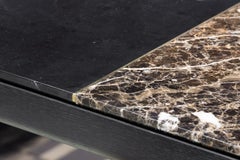Hugues Chevalier Medicis Dining Table, Marble Marquetry, Modern Design