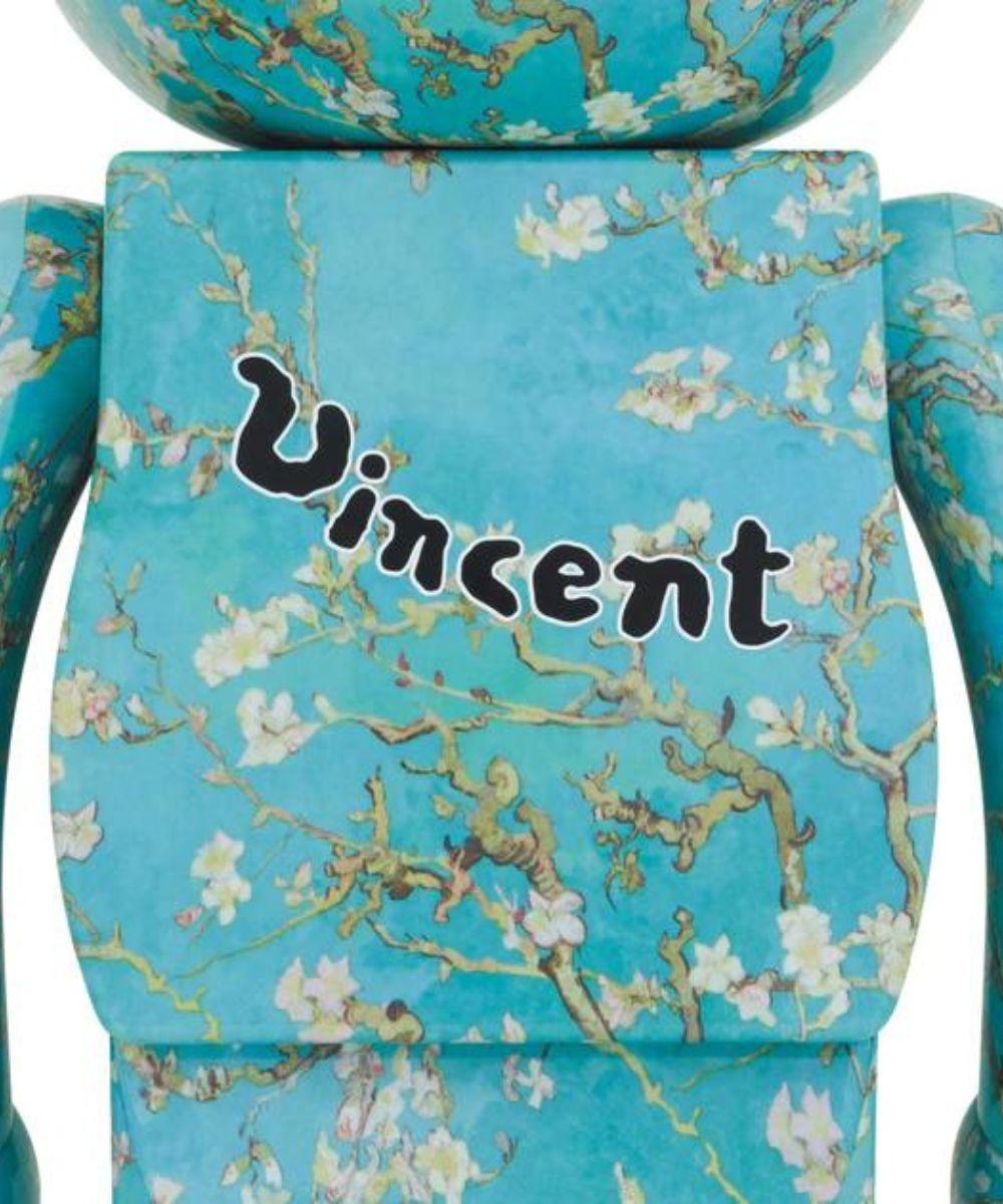 Bearbrick Van Gogh Almond-Blumen mit 1000 % 1