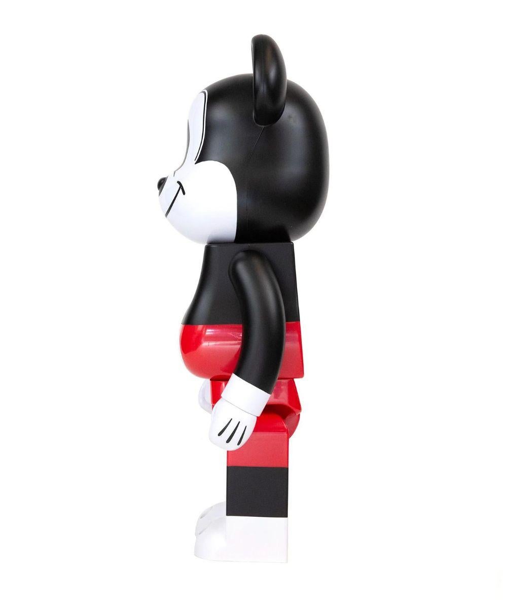 BEARBRICK 1000% Mickey Mouse (R&W 2020 Ver.) - Sculpture by MEDICOM TOY