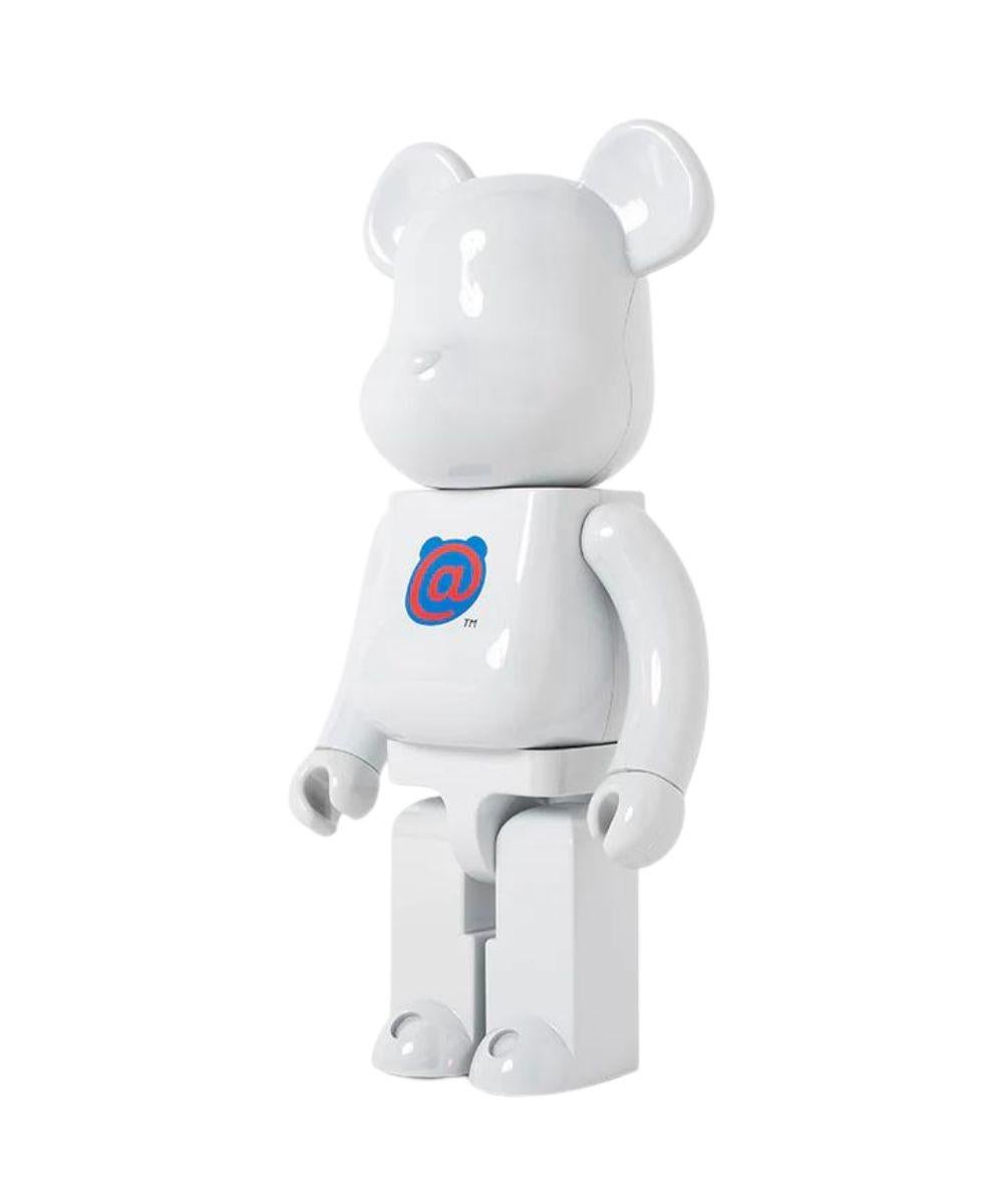 BEARBRICK 400 % Bearbrick 1St Modèle Blanc Chrome en vente 1