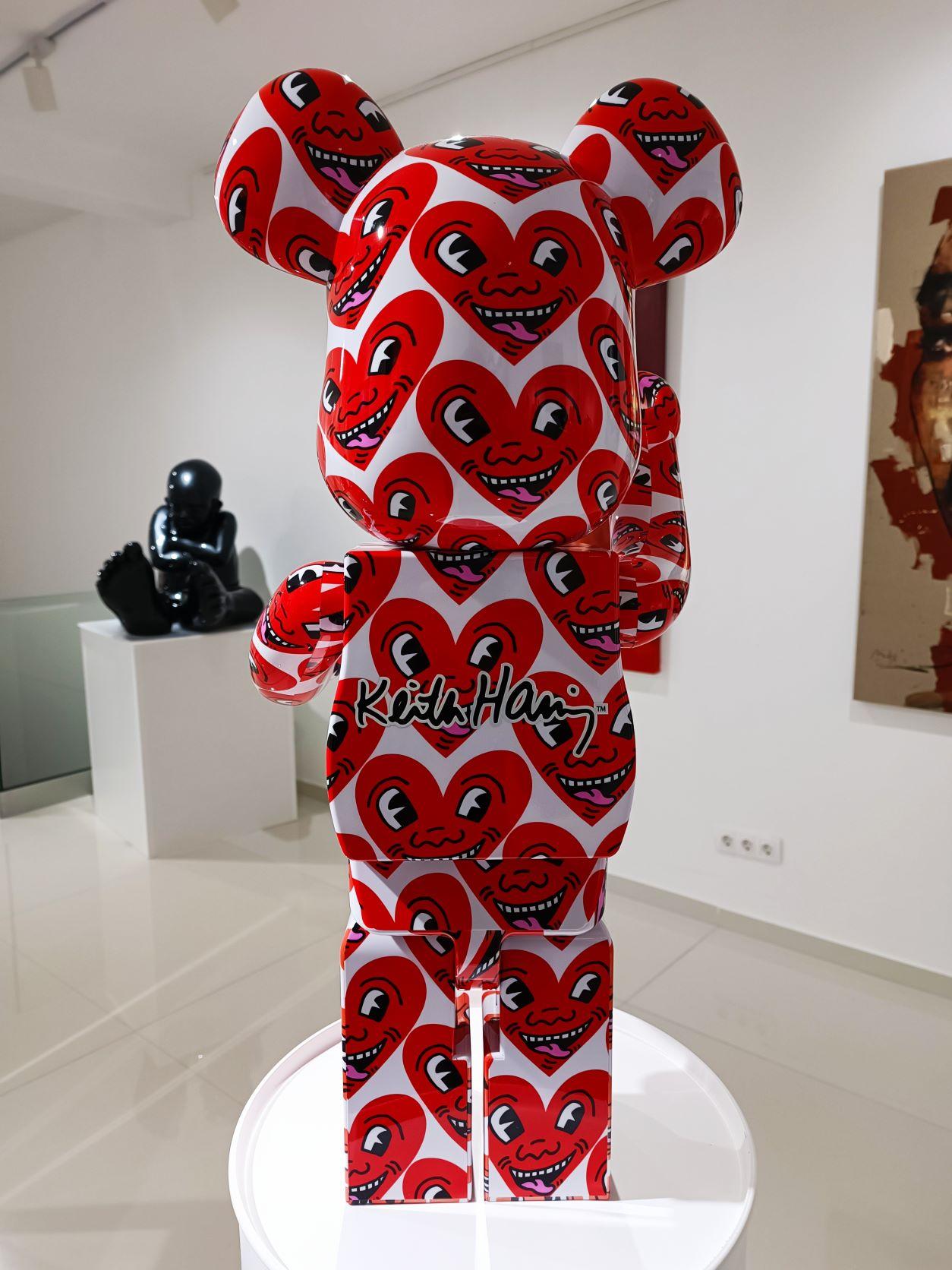 Bearbrick 1000% Keith Haring - Sculpture by MEDICOM TOY
