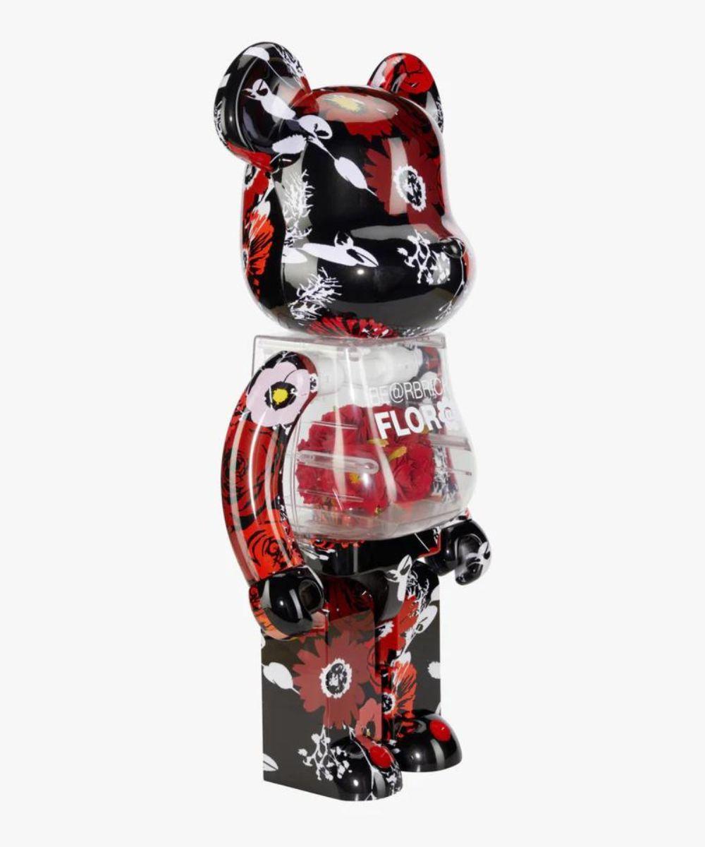 bearbrick flora 1000