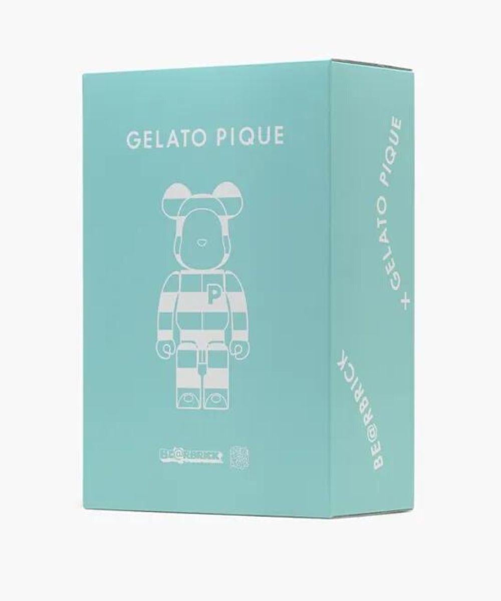 1000% Bearbrick Gelato Pique Mint White For Sale 1