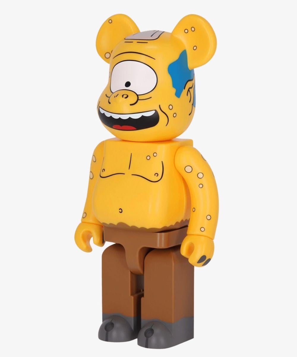 Simpsons Cyclops Wiggum mit 1000 % Gewebe (Streetart), Sculpture, von MEDICOM TOY