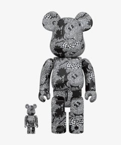 100%/400% Bearbrick Keith Haring X Mickey Mouse Disney,
