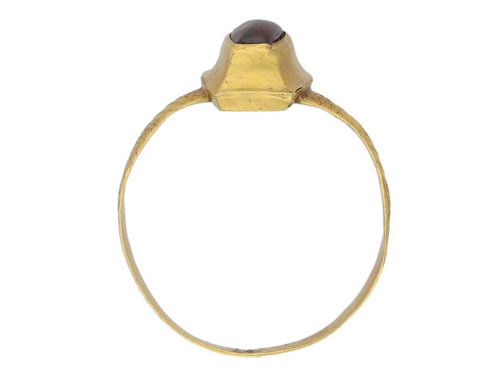 medieval garnet ring