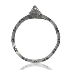 Medieval amuletic silver ring with the names of the Magi. English, 13th century.