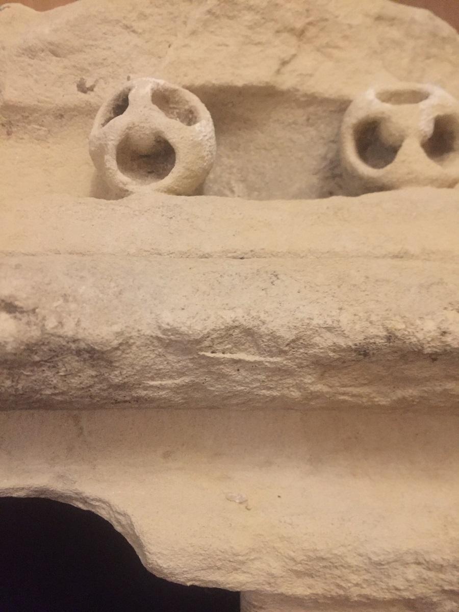 Hand-Carved Medieval Architectural Fragment Cornice, Corbel For Sale