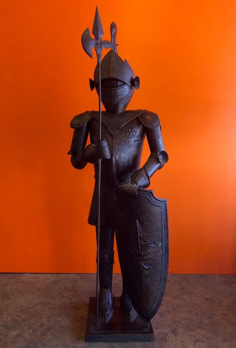 Medieval Armoured Knight Statue at 1stDibs life size medieval knight
