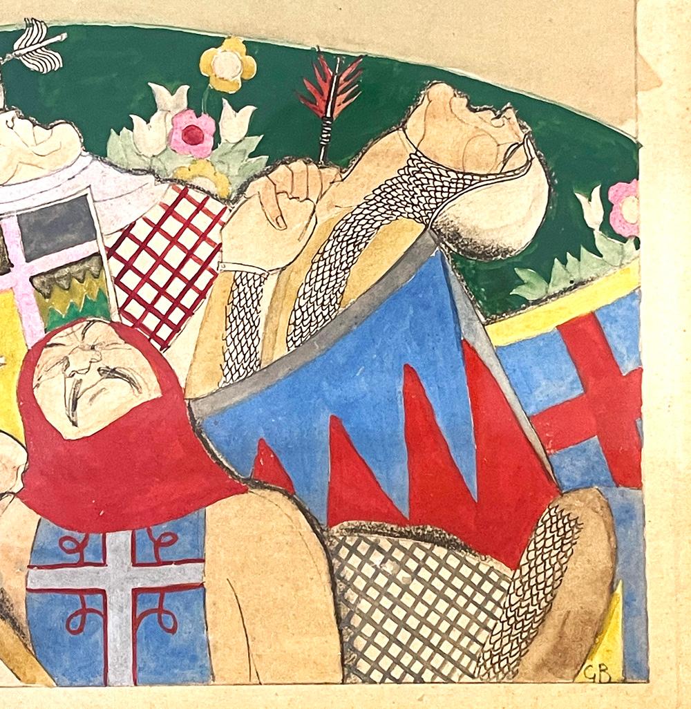 medieval battle art
