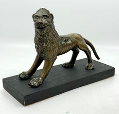 Medieval Bronze Sculpture of a Lion