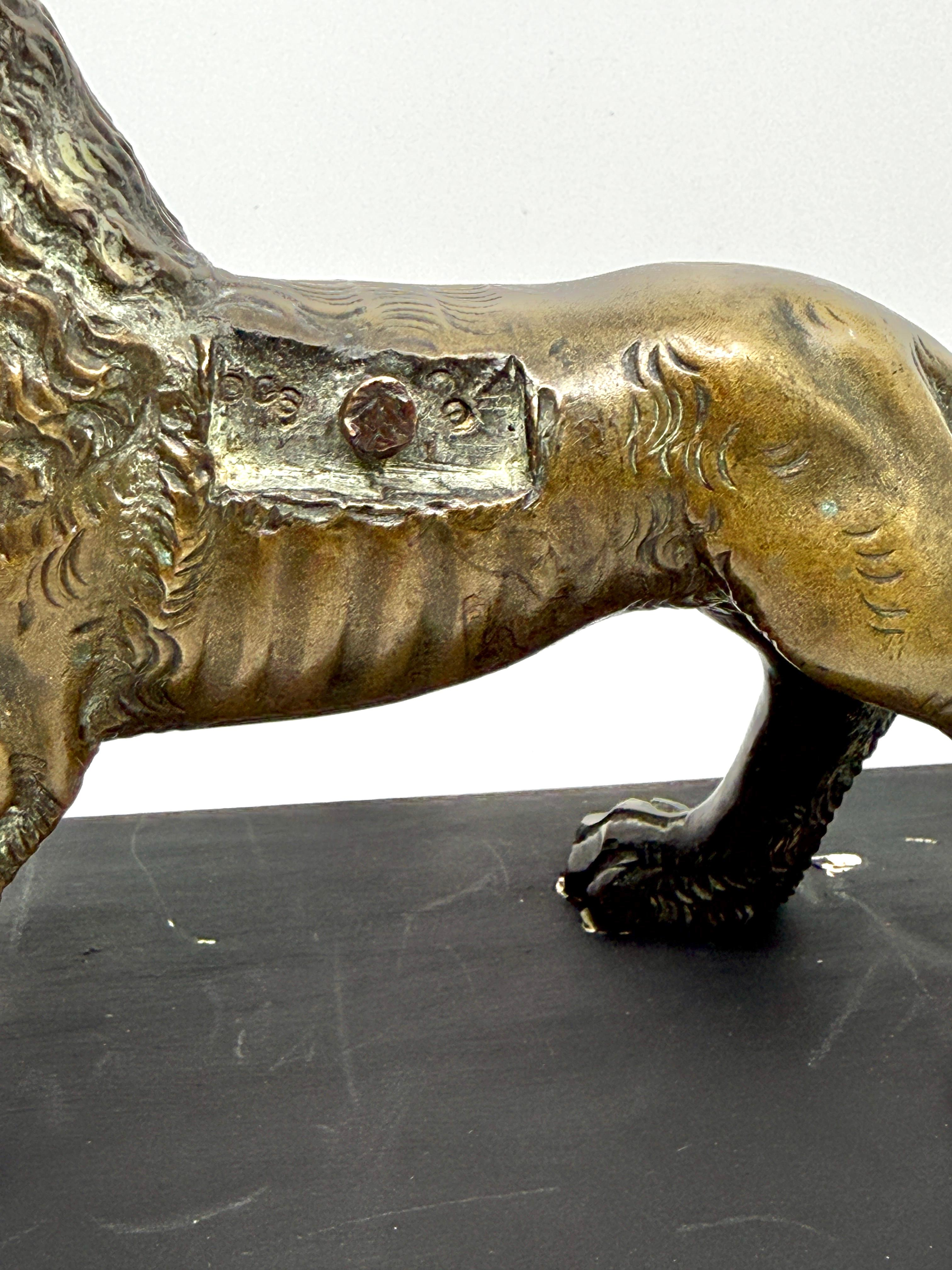 Bronzo Medieval Bronze Sculpture of a Lion in vendita