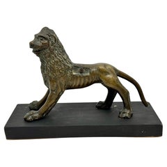 Medieval Bronze Sculpture of a Lion